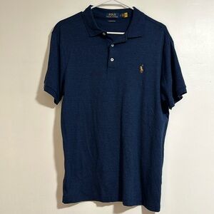 Navy polo shirt (custom slim fit)